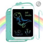 Vicloon Tablette d'écriture LCD,Tablette D'écriture LCD 10 Pouces avec Stylo Ardoise Magique Tableau Portable pour l'écriture et Le Dessin sans Papier,Enfants et Adultes Écriture Dessin (Vert)