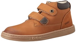 Kickers Tackeasy Chaussure Mixte Enfant, Camel Marron, 27 EU