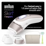 Braun Skin i·expert, Épilateur À Lumière Pulsée Intelligent, Épilation À Domicile, Alternative Au Laser, Avec Application, Vanity, Rasoir Venus, 4 Têtes Intelligentes, 1,5 an De Peau Douce, PL7387