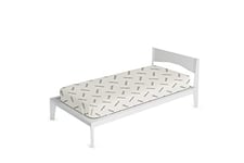 Italian Bed Linen MB Home Italy, Protège-Matelas, Polyester Blend, Anti-acarien, 1 Place 90x200 cm