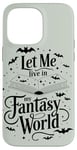 Coque pour iPhone 14 Pro Max Magical Fairies and Dragons Amoureux de livres