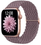 AMSKY Bracelet en Tressé Compatible avec Bracelet Apple Watch 40mm 44mm 46mm 42mm 41mm 45mm 38mm 49mm Femme Homme, Textile Bracelet Compatible avec iWatch Serie 10 9 8 7 6 5 4 3 2 1 SE Ultra