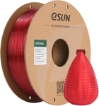 TPU-95A Filament 1.75mm, Flexible Imprimante 3D Filament TPU, Précision Dimensionnelle +/- 0.05mm, 1KG Bobine (2.2 LBS) Filament d'impression 3D pour Imprimante 3D, Rouge Transparent.[G225]