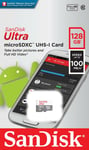 Sandisk Ultra 128GB micro SD SDXC Memory Card UHS-I C10 Speed up to 100MBs New