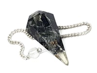 Black Tourmaline Pendulum Orgone Crystal Orgonite Dowser EMF Protection Gift