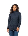 Jack Wolfskin Tannenspur Coat W Veste en Polaire Femme, Bleu Nuit, L