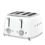 Smeg TSF03WHUK 50`s Style Retro Four Slice Toaster