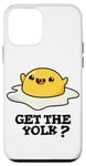 Coque pour iPhone 12 mini Get The Yolk Jeu de mots amusant