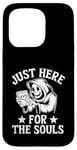 Coque pour iPhone 15 Pro Juste là pour l'Halloween de The Souls Grim Reaper