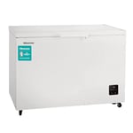 Hisense FC386D4AWLE 297Litres Freestanding Chest Freezer, 4 Star Freezer Rating, E Rated in White