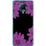 Xiaomi Poco F2 Pro Transparent Mobilskal Blomster