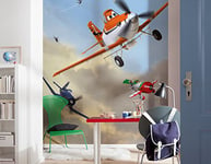 Komar Photo Murale sur Papier, 184cm x 254cm, Disney Planes Dusty et Amis