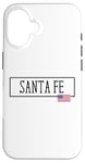 Coque pour iPhone 16 Santa Fe City, États-Unis, drapeau, État, voyages, États-Unis, Amérique, femmes, hommes