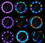 Cykellyse hjul - effektfull med 30 olika LED mönster