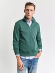 GANT Cotton Blend Half Zip Jumper