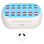 Station De Recharge Usb 160w, 24 Ports, Puce Intelligente, Chargeur De Bureau Multiple Usb Pour H&ocirc;Tel, Magasin, &eacute;Cole, Prise Au 100-240v