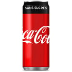 Coca-Cola Coca Cola Zero - soda sans sucre canette 33 cl