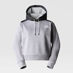 The North Face Women's Reaxion Fleece Pullover Hoodie TNF LIGHT GREY HEATHER/ASPHALT (7ZAC FTM)