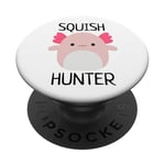 Squish Hunter Archie The Axolotl Cute Pink Plush Collector PopSockets Adhesive PopGrip