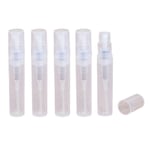 Mini refill sprayflaska/ reseflaska för parfym 5-pack Transparent 3 ml