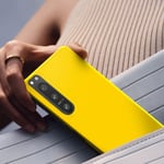 Avizar Case for Sony Xperia 1 VI Anti-Tracking Mat, Yellow