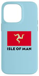 Coque pour iPhone 14 Pro Max Isle Of Man Flag