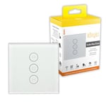 Konyks Neuf Vollo Max Easy, Rétroéclairage contrôlable, Interrupteur Wi-Fi + BT pour volets roulants, compatible avec Alexa et Google Home Blanc Petit