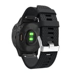 Garmin Fenix 6S Pro Armband i silikon, svart