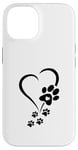 iPhone 14 Dog Paw Heart Baby Dogs - Dog Paw Print Dog Paws Hearts Case