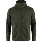 Fjällräven Fjällräven Abisko Grid Fleece Hoodie M - Deep Forest - Herr - XL- Naturkompaniet