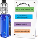 Aegis Solo 3 Kit 100 W S100 Kit with Z Subohm 2021 Tank 5.5ml,Woking Modes- Smart/Memory/Eco-Smart Lock-IP68 Rating