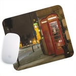 UK Seller Anti-Slip Gaming Mouse Pad Mat PC Laptop London Red Phone Box Retro