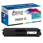 PREMIUM CARTOUCHE - x1 Toner - TN-321C (Cyan) - Compatible pour Brother HL-L8250CDN L8350CDW L8350CDWT, MFC-L8600CDW L8850CDW