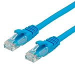 VALUE Cordon LAN Cat 6A Component Level | Câble réseau UTP Ethernet avec connecteur RJ45 | bleu 7 m