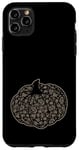 Coque pour iPhone 11 Pro Max Citrouille noire de sorcière pour femme