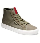 DC Shoes Manuel-Chaussures Hautes pour Homme Basket, Olive Military, 38.5 EU