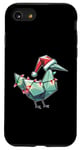 Coque pour iPhone SE (2020) / 7 / 8 Chapeau de Noël en origami avec grue en papier japonais