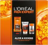 L'Oreal Men Expert Gift Set, Hydra Energetic Alive and Kicking: Shower Gel, and