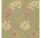 Morris & Co Chrysanthemum Pink/Yellow/Green