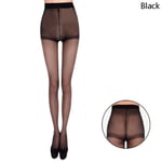 Dam Sexiga Ultratunna Tights Svarta Strumpor Dam Elastisk Hig Black