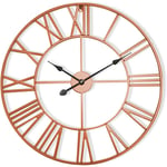 Casa Chic - Queensway Horloge murale cadre métallique silencieuse ø 76 cm