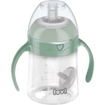 LOVI First Cup Kop med sugerør Green 6m+ 150 ml