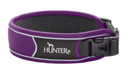 Hunter Hundhalsband Divo Nylon/Polyester Violet/Grå S 25-35cm