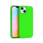 FELONY CASE - iPhone 13 Case - Stylish Neon Green Silicone Phone Cover - Wireless Charging Compatible, 360° Shockproof Protective Cases for Apple iPhone 13