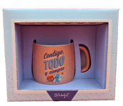 wonderful mug ceramic Contigo TODO & siempre