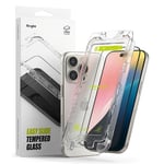 Ringke 2 Pack Easy Slide Privacy Glass Screen Protector for Apple iPhone 16 Pro