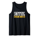 Swimming Keeps Me Sane Aquatic Life Tank Top