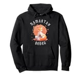 Namastay Sober Fox NA AA Alcoholics Anonymous Mediation Pullover Hoodie