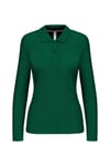 Polo Manches Longues - Femme - K244 - Vert Kelly