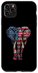 Coque pour iPhone 11 Pro Max Drapeau américain éléphant